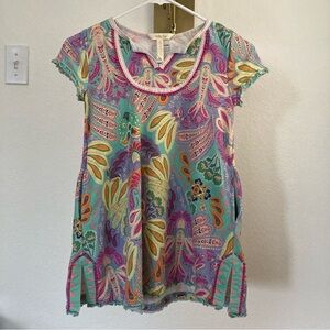 Matilda Jane The Adventure Begins Treasure Trove Cover Up Size 8 Colorful